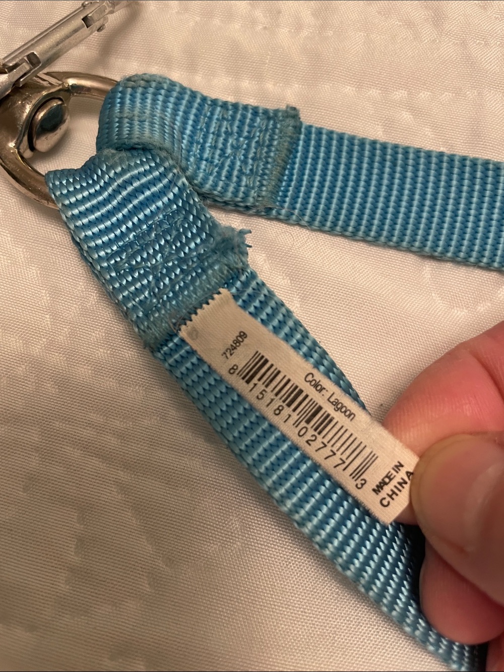 Blue Nylon Double Leash Splitter for Walking Two Dogs at One Time Like New - Picture 5 of 8